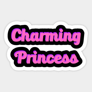 Charming princess Sticker